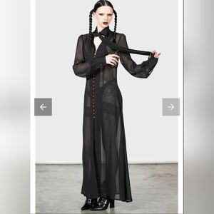 Killstar Cecile Maxi Dress Black